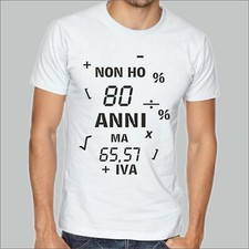 T-SHIRT Uomo 80 anni festa di