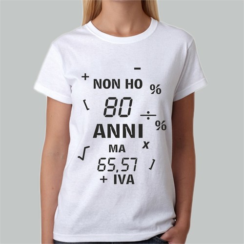 Shirt donna anni - 80, festa